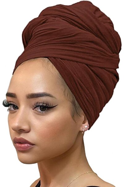 kachanaa أوشحة رأس من الجيرسيه المطاطي، أغطية رأس، أوشحة شعر بلون واحد، ناعمة...