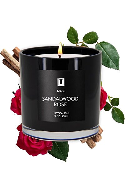 Lulu Candles | Sandalwood Rose | Proudly Made in The USA | Highly Scented & L...