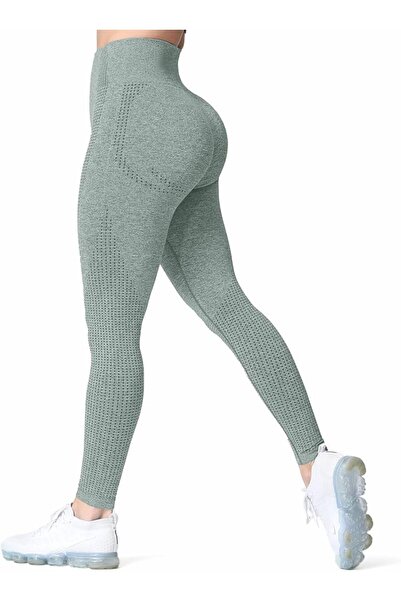 aoxjox Women's High Waist Workout Gym Vital Seamless Leggings Yoga Pants