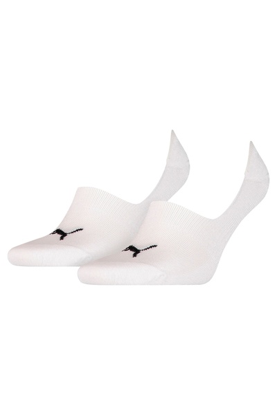 Puma Șosete, pachet de 2, albe, unisex
