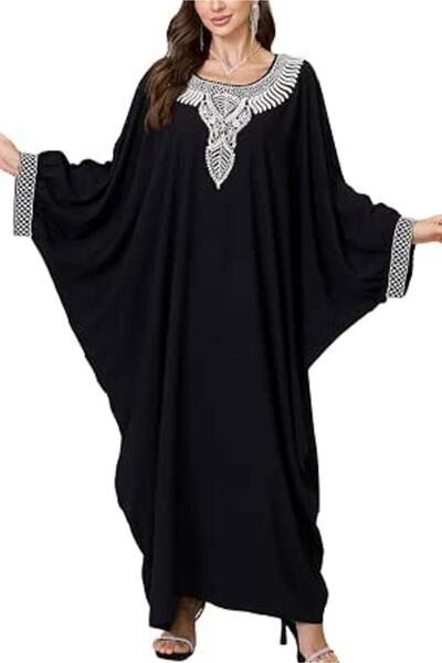 YouKD Wemon's Summer Long Kaftan Maxi Dress Bohemian Swimsuit Beach Cover Up ...