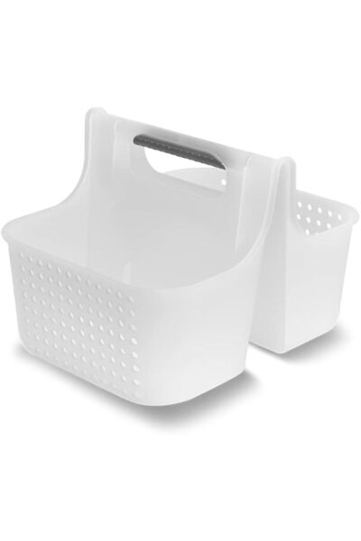 Madesmart Small Soft Grip Under Sink Bathroom Storage, Multi-Purpose Home Org...