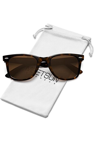 MEETSUN Polarized Sunglasses for Women Men Classic Retro Square Frame Driving...