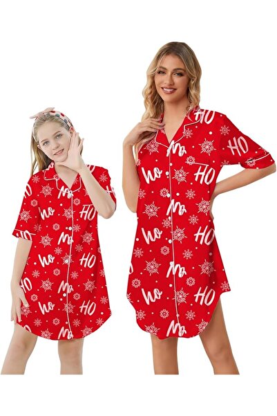 GENERAL Schbbbta Girls Boys Satin Pajamas Set, 2Piece Silk Nightwear Button-D...