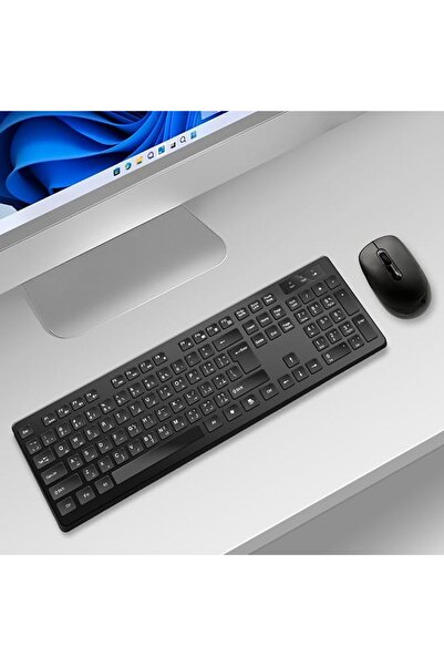 ANYOUI Wired Arabic/English Computer Keyboard, Full-Size Keyboard, 104-keys, ...