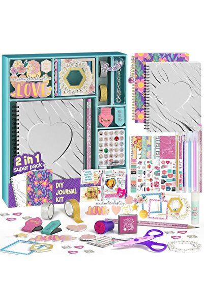 GENERAL One to Four Scrapbook Journal Supplies for Girls Paper Metal Plastic ...