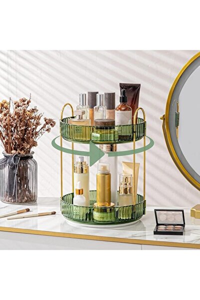 GENERAL 360 Rotating Makeup Organizer for Vanity, Bathroom Countertop Organiz...