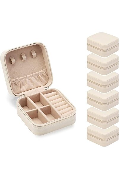 GENERAL ZPROW Plush Velvet Travel Jewelry Case, Organizer, Box, Small Case fo...
