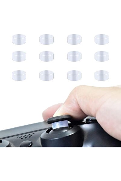 KASTWAVE 12 Pcs Joystick Protectors, Transparent Elastic Silicone Joystick Pr...