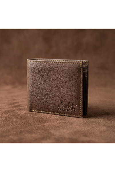 Generic Brand North pacifc chocolate brown leather Wallet