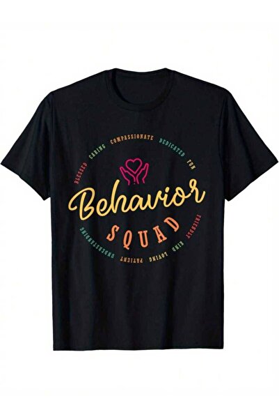 4Car Beor Specialist Apparel Men'S Behavior Squad Graphic T-Shirt - 220gsm He...