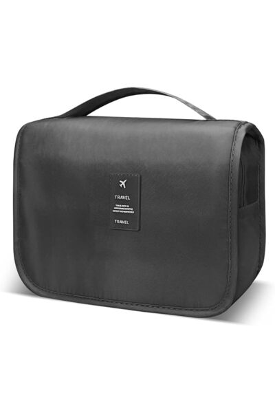 Lcsmaokin Large Capacity Toiletry Bag Travel Bag with Hanging Hook for Men an...