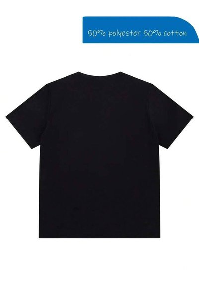 2BIR Men's Graphic T-Shirt Black Short Sleeve Shirt With Bold Logo Vibrant Print, Regular Fit Crew Neck Tee, Machine Washable Fan Apparel For Concerts & Casual Attire - Durable Digital Print Band