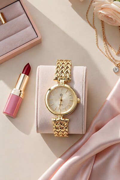 İmajButik Gold Women's Wristwatch