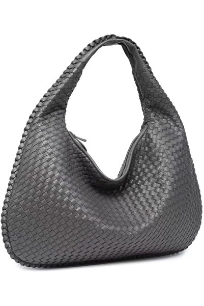GENERAL Woven Bag Leather Hobo handbags for Women, Top-handle Shoulder Tote B...