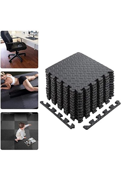 GENERAL 12 Pack Interlocking Floor Rug,Exercise Floor Mat,Gym Mat,Thick and S...
