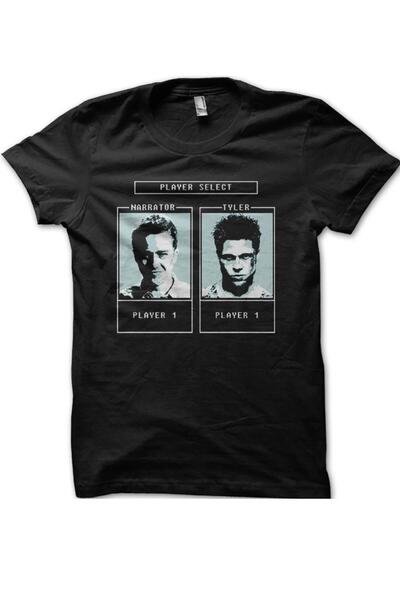 DEEFWEAR Mi̇ngalondon Tyler Durden Character Selection Detailed Printed Black...