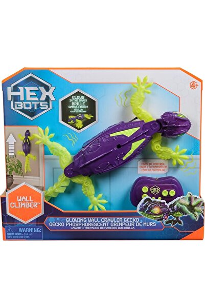 Hex Bots Wall Crawler Gecko, Rechargeable Remote Control Robot Kids Toys, Cli...