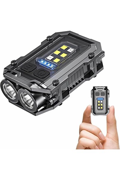 ZLH HITY Mini Keychain EDC Flashlight Rechargeable, 1000 High Lumens Super Br...