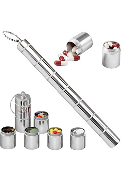 STARSTAR Stainless steel 7-day pillbox.