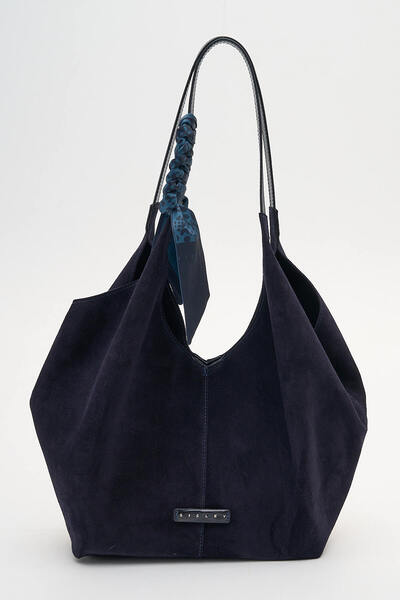 Sisley Women's Shoulder Bag Dark Blue Sly517