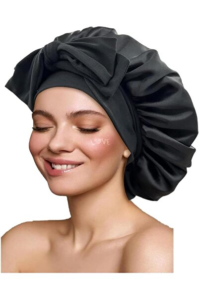 Tazweeq Silk Bonnet Hair Bonnet, Large Bonnets with Tie Band, for Sleeping, H...