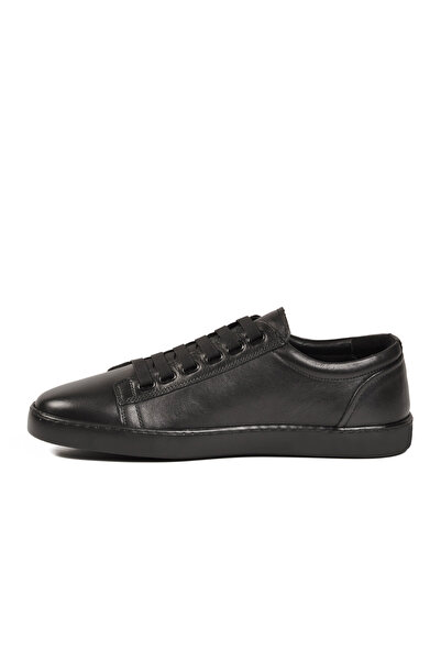 AYAKMOD Black Large Size Genuine Leather Men's Casual Shoes 751110 m