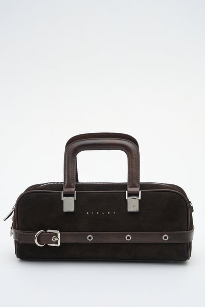 Sisley حقيبة كتف نسائية باللون البني SLY535