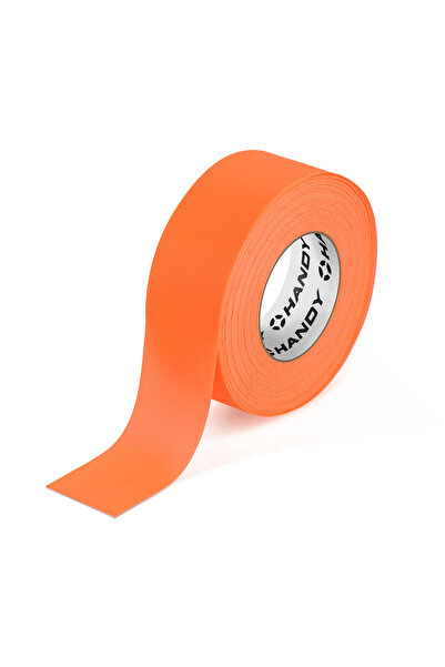 Alista Home Bandă de marcare portocalie fluorescentă 75 m x 25 mm, bandă de d...