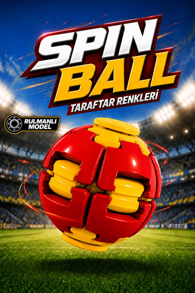 FunkyCraft Spin Ball Rulmanlı Stres Topu Fidget Oyuncak Stres Çarkı Dönen Top...