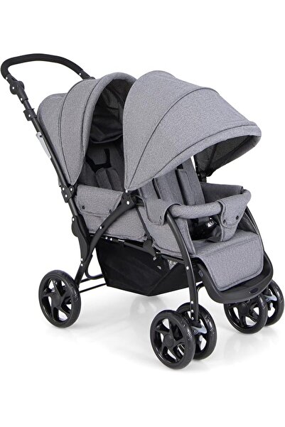 Honey Joy Double Stroller, Foldable Lightweight Infant Twin with Tandem Seati...