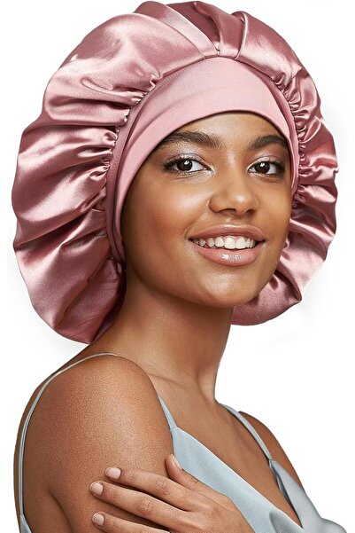 Umisleep 22 Momme 100% Real Mulberry Silk Bonnet for Sleeping Women, Large Ha...
