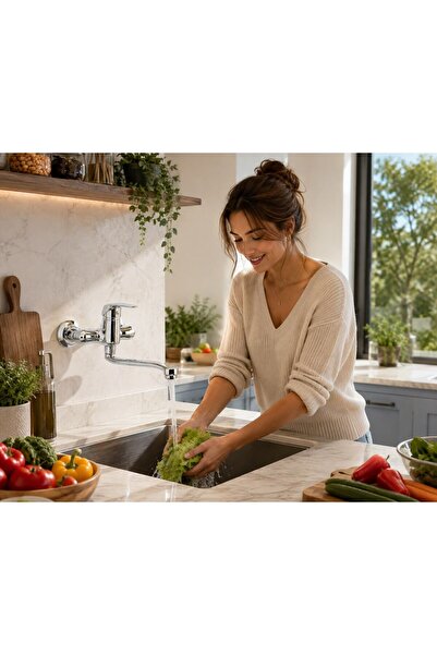 ACAR SU ARMATÜRLERİ Eli̇ta Applique Kitchen Sink Faucet Acar 15.01.302