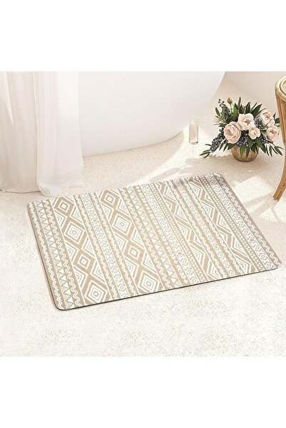 NALACAL Bohemian Bath Mat, Soft Boho Moroccan Bathroom Mat Non-Slip Quick Dry...