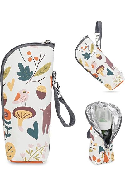Hepiide Insulated Baby Bottle Bag, Easy Carry Warmer Bag for Baby Bottles, Wa...