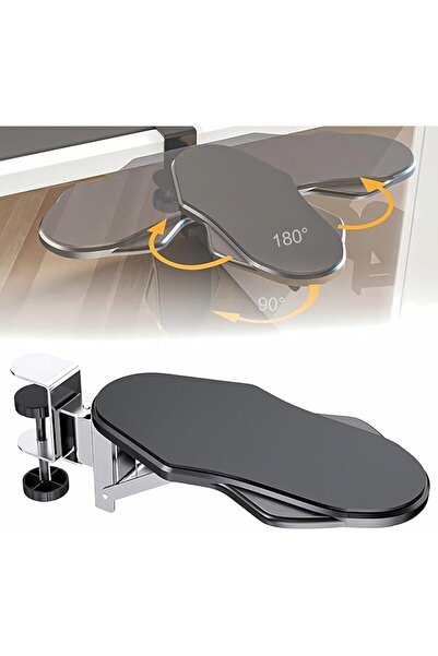 AZONEE Desk Computer Armrest, Keyboard Wrist Rest Pad, 180° Adjustable Swivel...