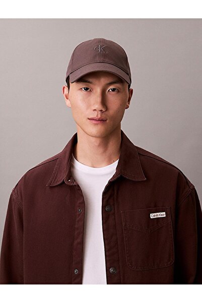 Calvin Klein DENIM EMBLEM BURNOUT w PATCH CAP