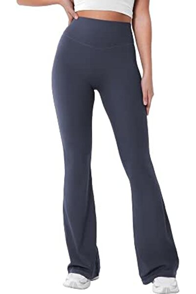 GENERAL YEOREO Women's Mini Flared Workout High Waist No Front Seam Yoga Legg...