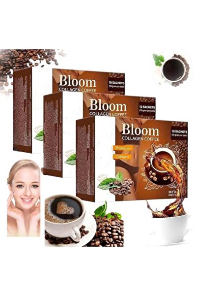 Bloom Organic Collagen Coffee – 3 Packs 30 Sachets Original ®️