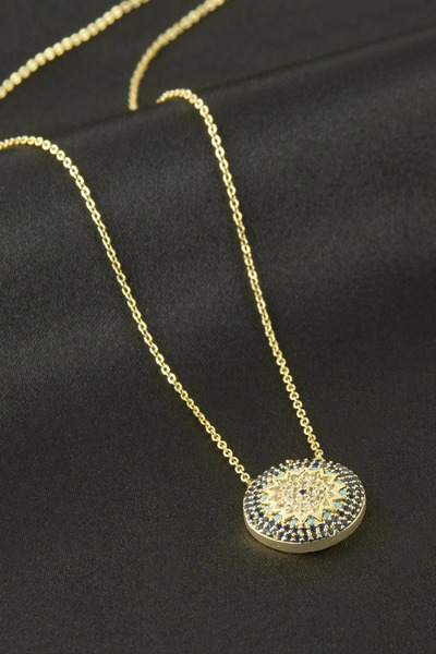 SORA GROUP Star Evil Eye Zircon Stone Necklace