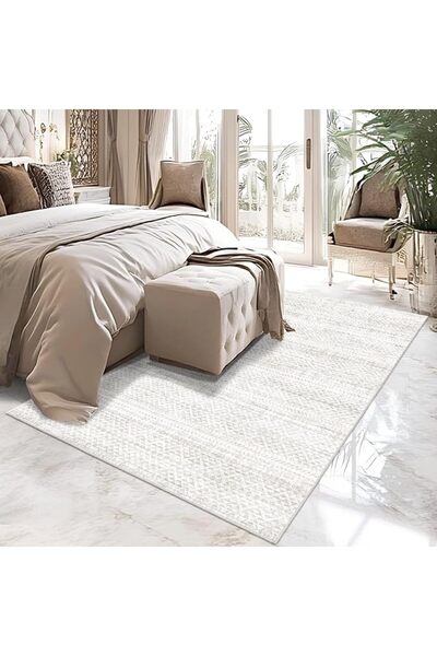 GENERAL 160x230cm Stain Resistant Floor Vintage Rug, Coffee Table Doorway Ant...
