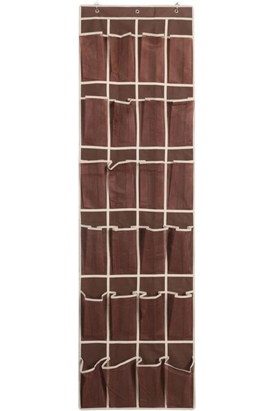 Zerodis Shoe Rack with 24 Pockets Over Door, Generous Storage, Efficient Orga...