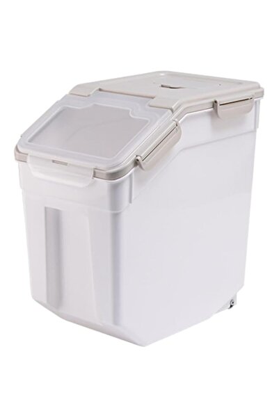 Generic Container 15 kg, Rice Storage Container Large with Lid & Measuring Cu...