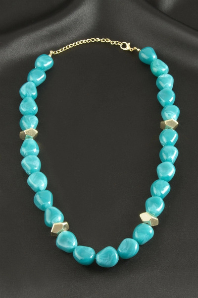 Generic Brand Zr Model Oval Plastic Necklace