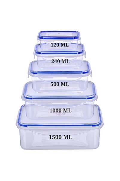 Generic Plastic Food Storage Containers 10-Piece|Airtight Storage Containers|...