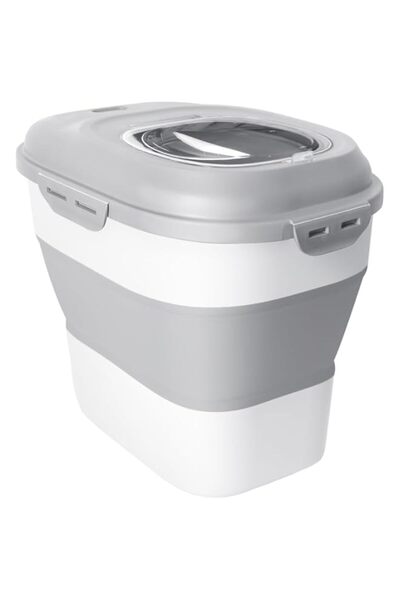 Generic WHITE SHOP Rice Container 50 Lbs Storage - 50Lb Rice Storage Containe...