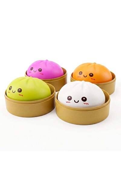 Duravel Random Colour Kawaii Dumpling Squishy Toy-Soft Squeeze Stress Ball, A...
