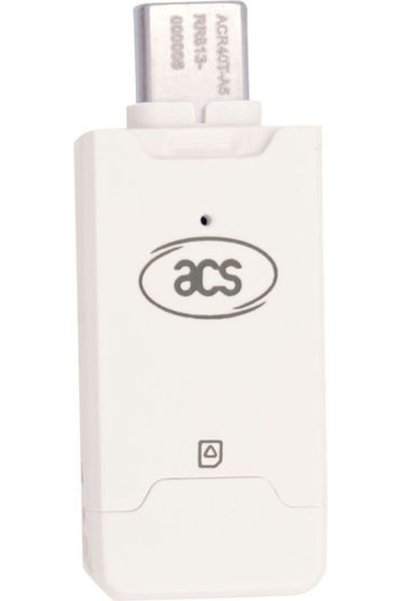 ACS Αναγνώστης καρτών για SIM Λευκό Κωδικό: ACR40T-A5