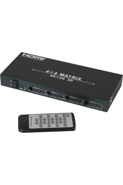 LİNDY 38152 UHD Μάτριξ 4 εισόδων/4 εξόδων Διακόπτης HDMI 38152
