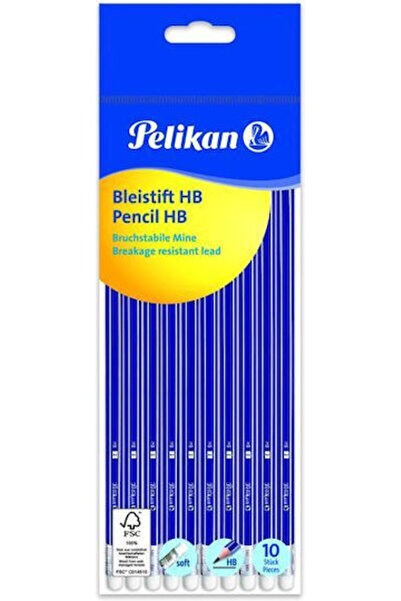 Pelikan Μολύβι HB Εξαγωνικό FSC 10 Τεμάχια Πολυσακούλα